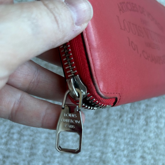 Louis Vuitton Cherry Red Zipper Wallet - Picture 2 of 16